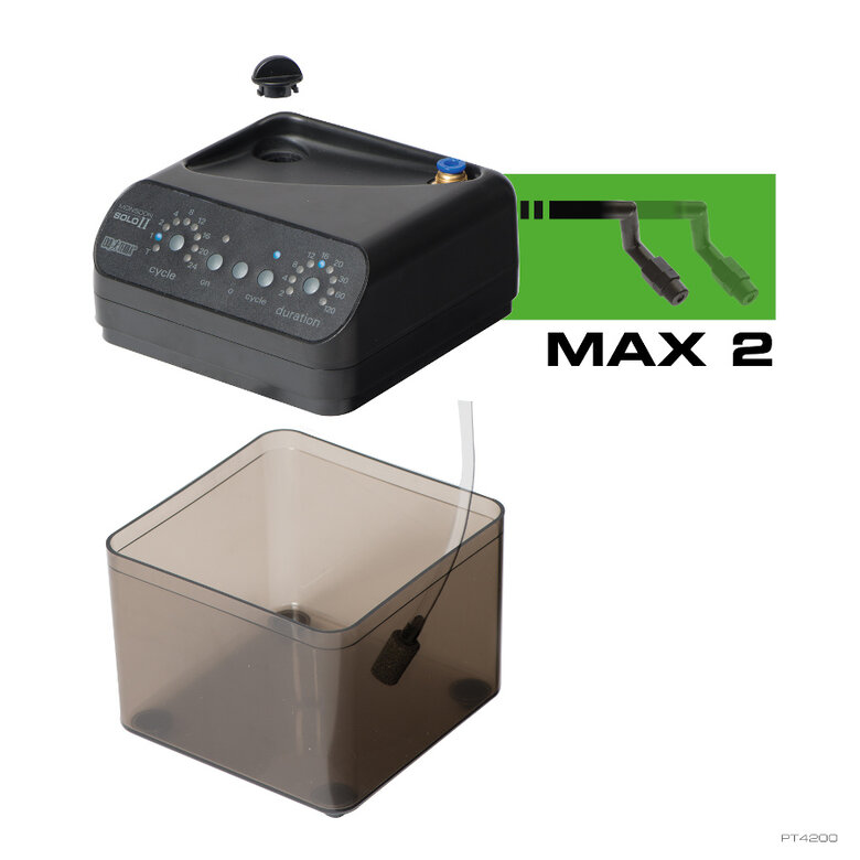 Exo Terra Monsoon Solo II Sistema de chuva para terrários ,  Imagem número 2 Exo Terra Monsoon Solo II Sistema de chuva para terrários , , large Imagem número 2